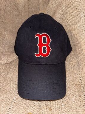 Boston Red Sox Navy MLB Genuine Merchandise Baseball Cap Velcro Adjustable OS